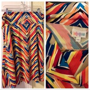 Lularoe 2XL Azure skirt