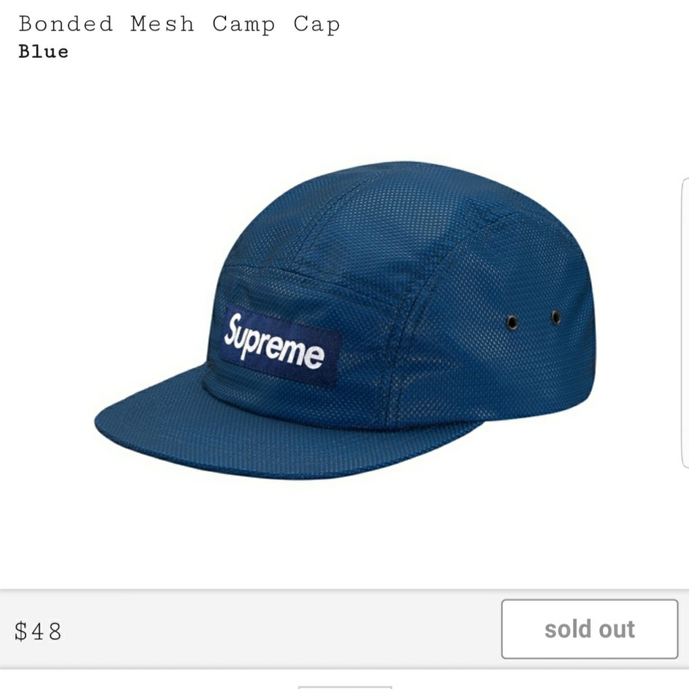Supreme Bonded Mesh Camp Cap