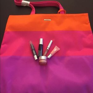 Clinique 5 pc sample set with Clinique tote