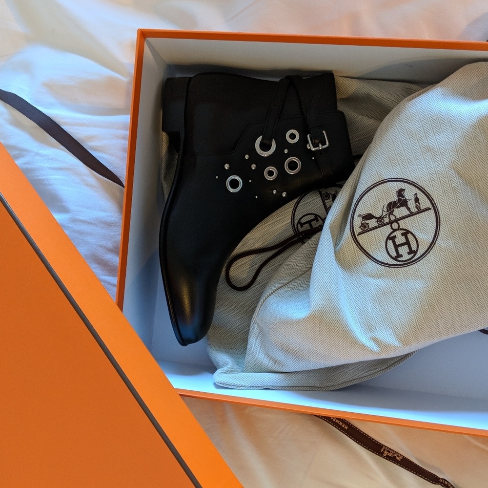 Hermes Ankle Boots - Size 36