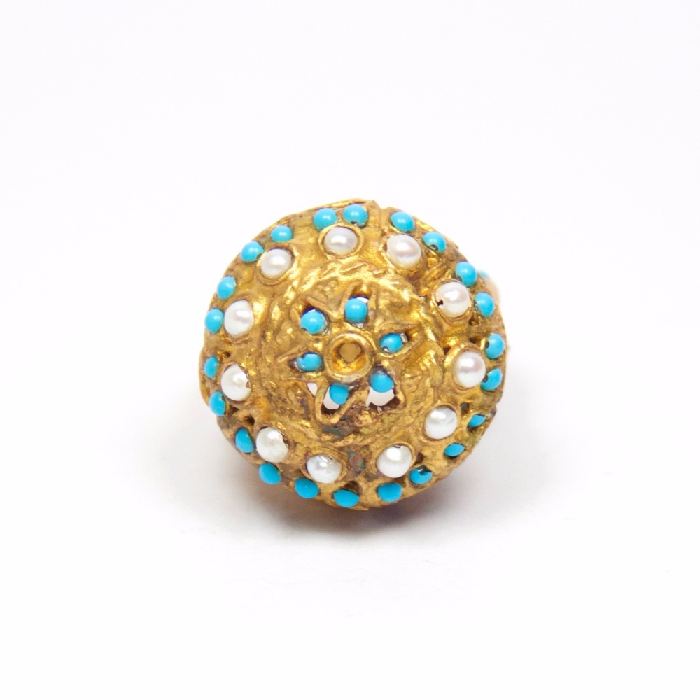 *SOLD* The Fountain Ring // Handmade // 8.5 - Picture 3 of 5