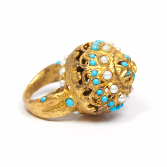 *SOLD* The Fountain Ring // Handmade // 8.5 - Picture 2 of 5