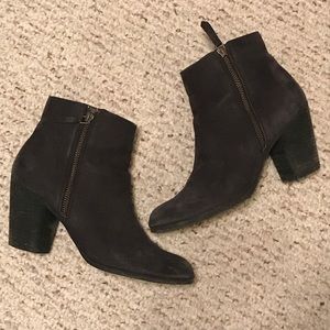 Black bp heeled booties