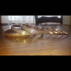 Rose Gold Bangle Set