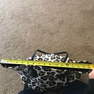 Coach cheetah print purse