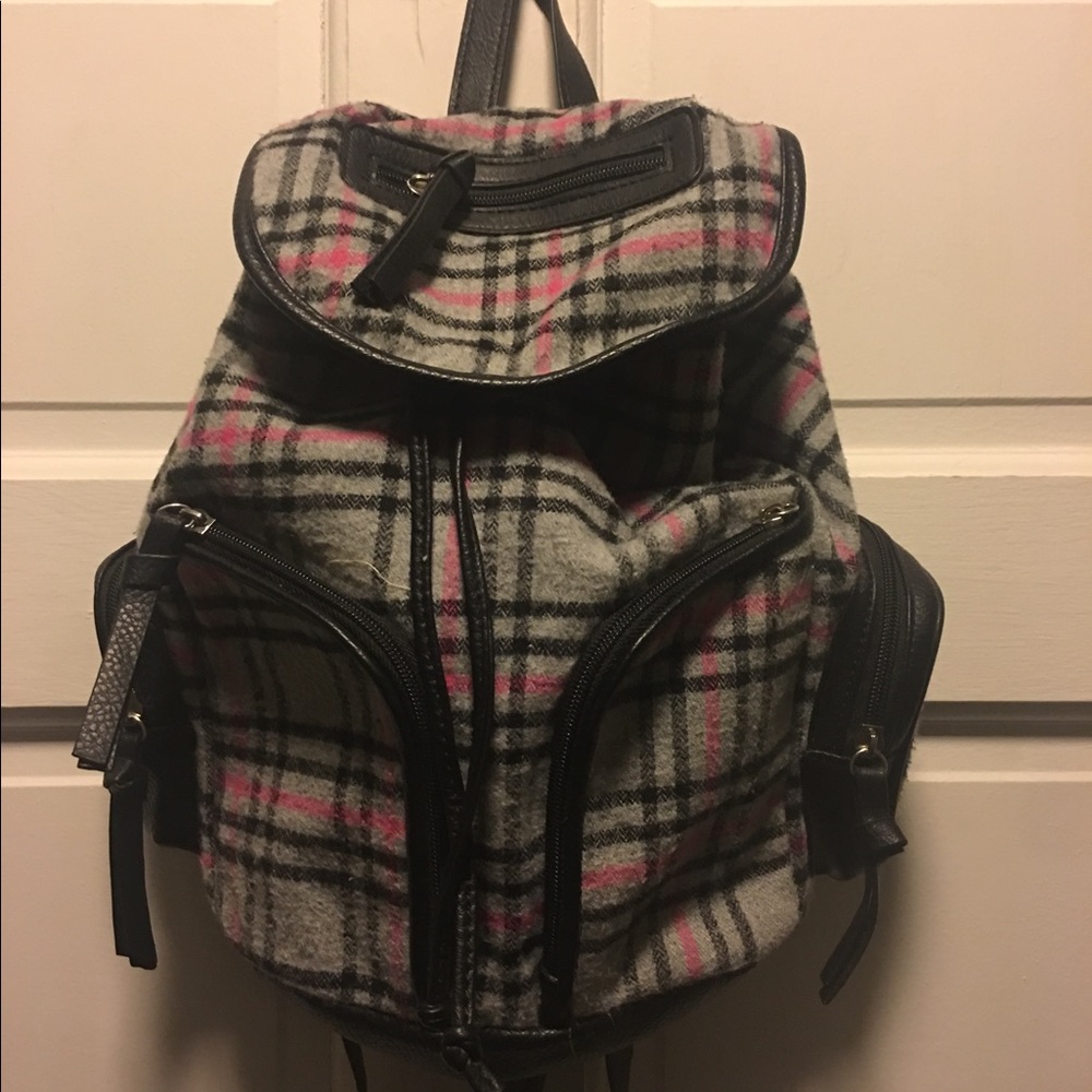 Bueno Plaid Backpack