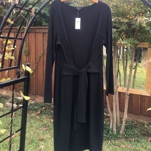 SALE J.Jill Wearever Knit Dress LG Tall Black