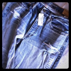 Brand new American eagle tomboy jeans