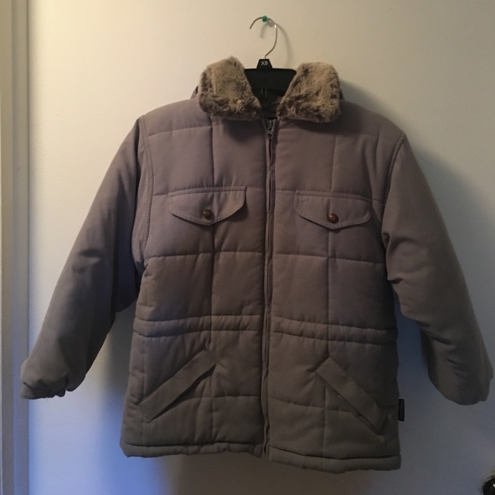 London Fog Girls Hooded Puffer Jacket
