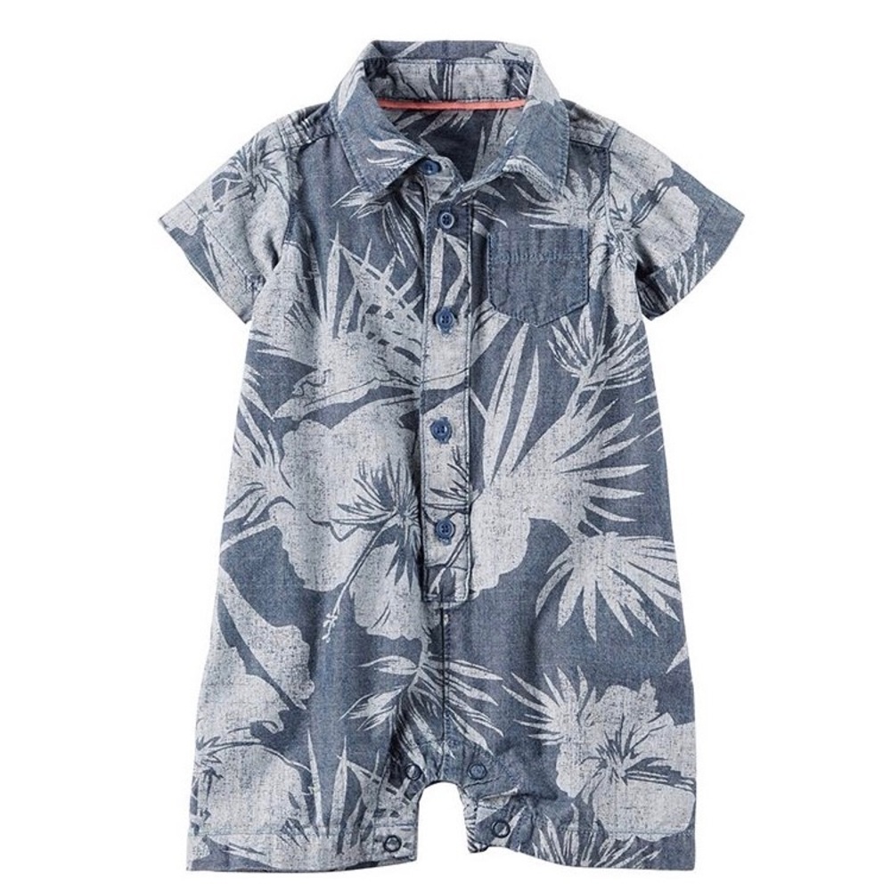 NEW.  18 month old palm themed romper