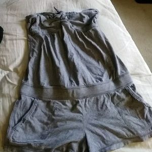 Hollister strapless romper