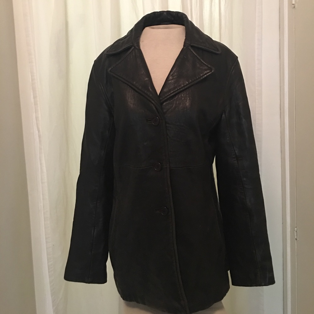 Vintage Late 90's Buttery Leather Coat