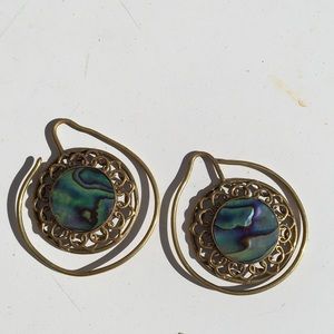 Abalone earrings