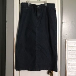 Ryder's by Lee straight Jean skirt