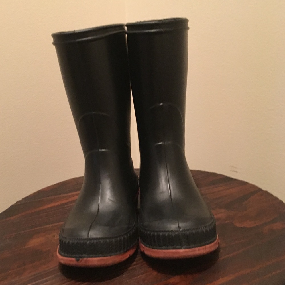 Black Toddler Rain Boots