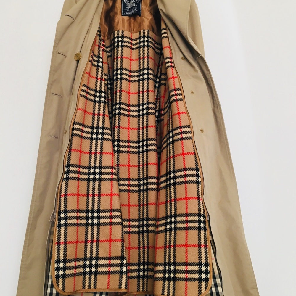 BURBERRY - Long Trench Coat - Wool Lining