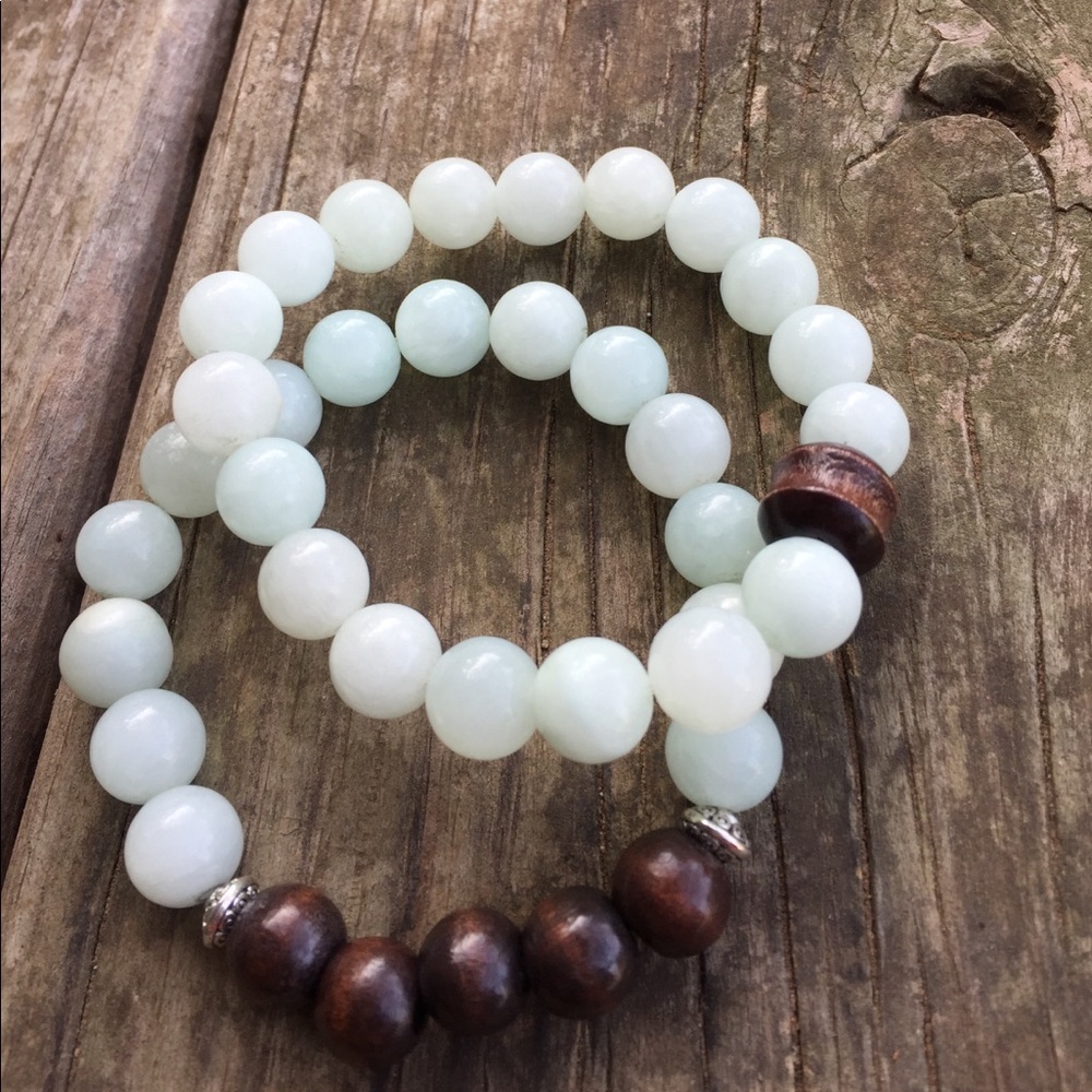Set of 2 quarts bracelets