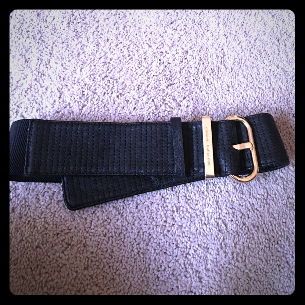 Black Armani Exchange Waist belt