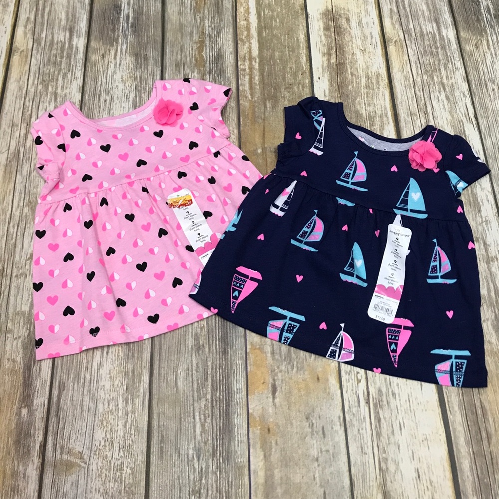 NWT 💖Jumping Beans Set of Two Tunics