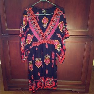 Morrocan print dress
