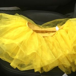 Yellow adult tutu