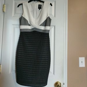 Black and white dress