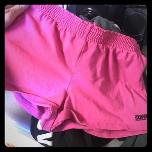 Hot pink soffee shorts med