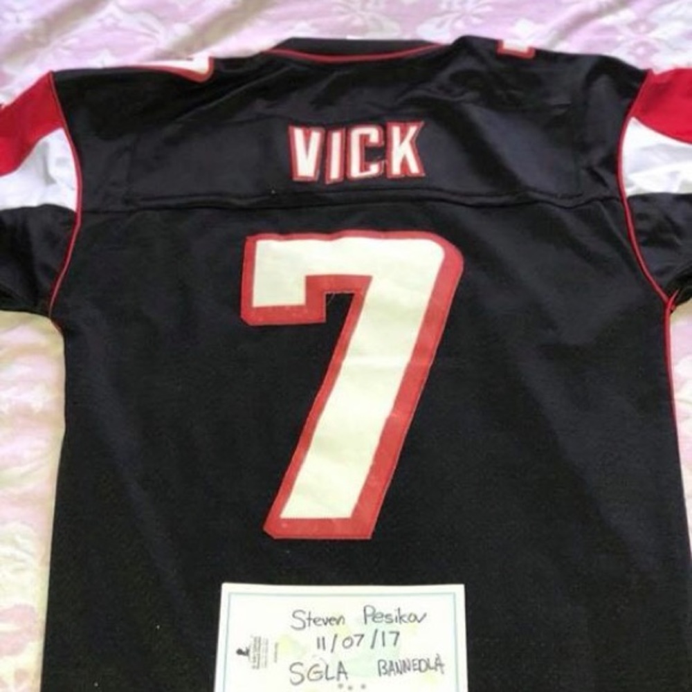 SIZE SMALL ATLANTA FALCONS REEBOK MIKE VICK JERSEY