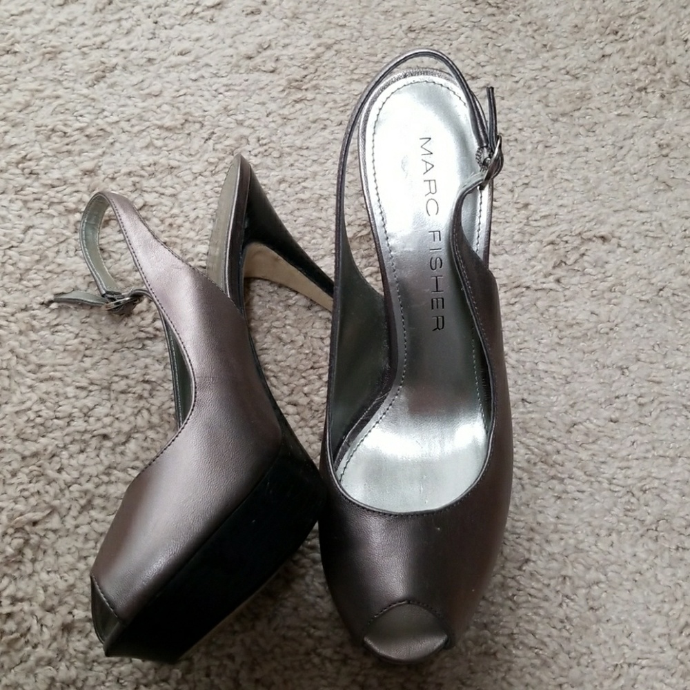 Mark Fishsr Platform Slingbacks - image 1