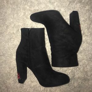 Black Rose Booties