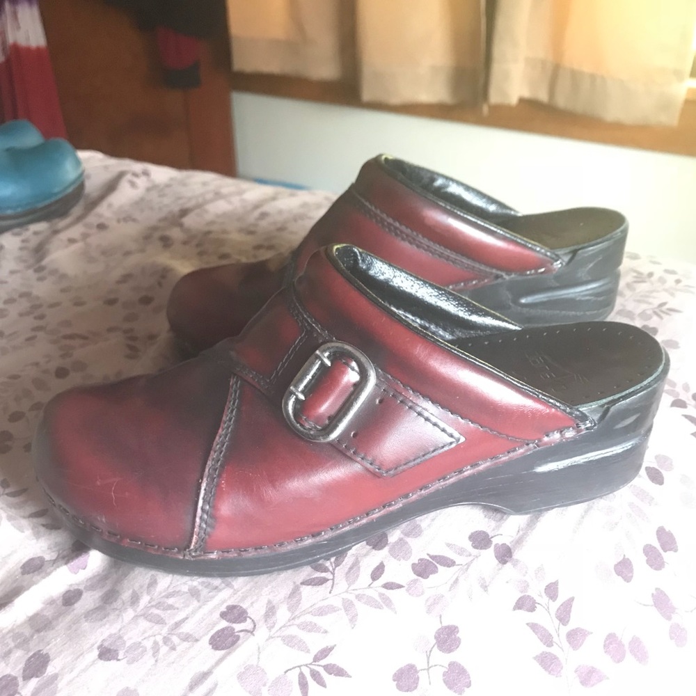 Leather Buckle Dansko Slide 39