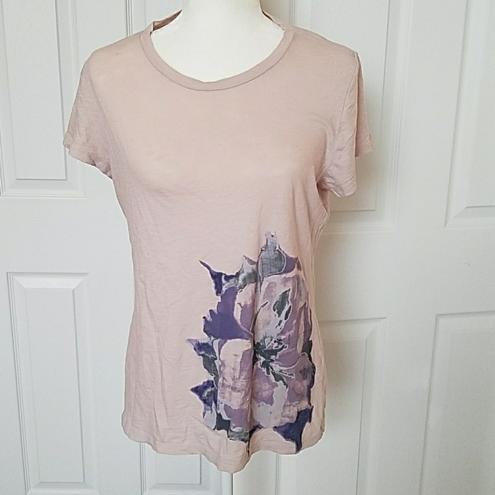 Banana Republic cotton T shirt Pink Purple