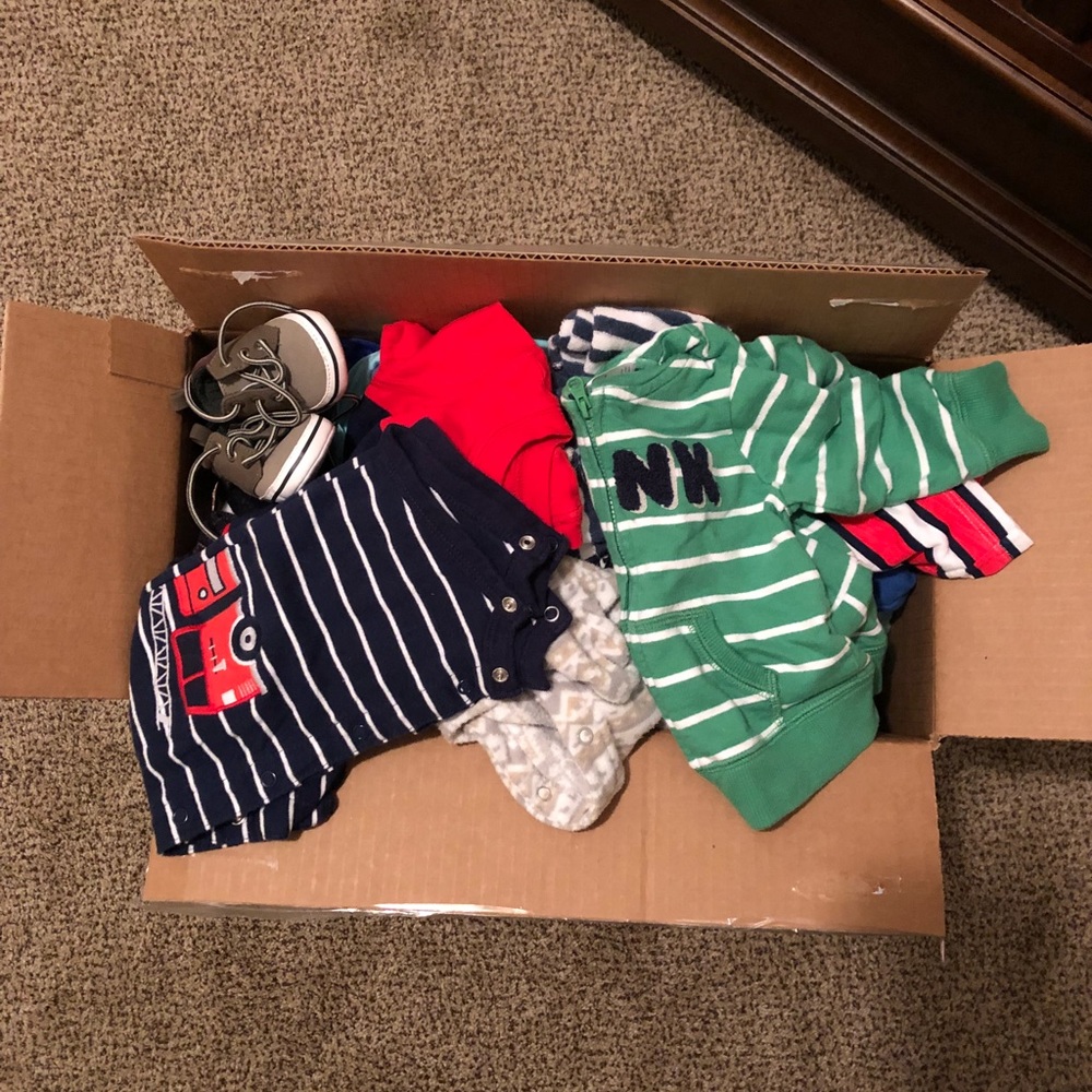 Baby boy 6-9M clothes