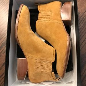 Alexander Wang Kori Leather Ankle Camel Boots