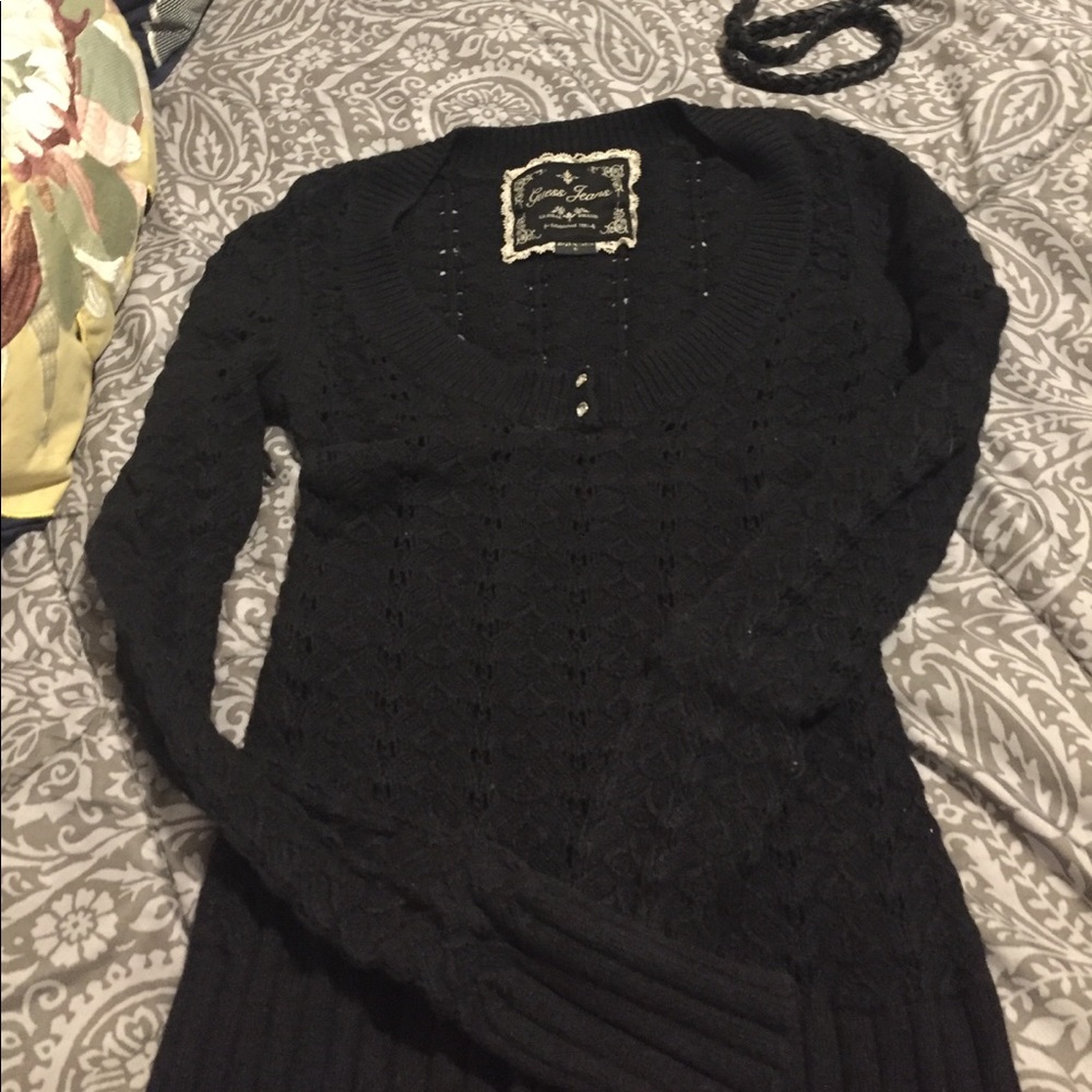 When guess clothing was good sweater.