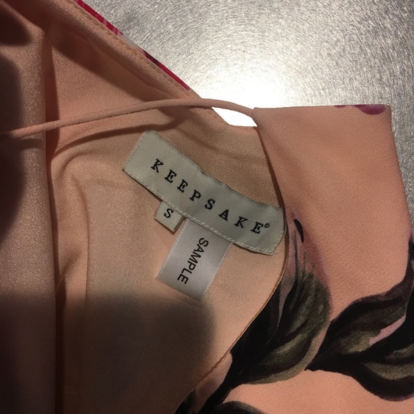 NWOT Keepsake Pink Floral Tank: Size Small - Picture 2 of 3