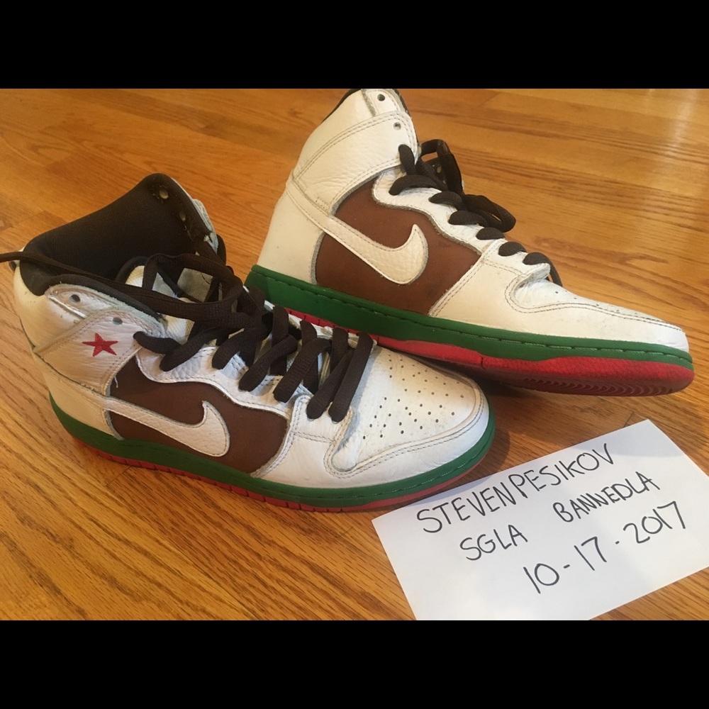 SIZE 8 NIKE SB DUNK HIGH CALI