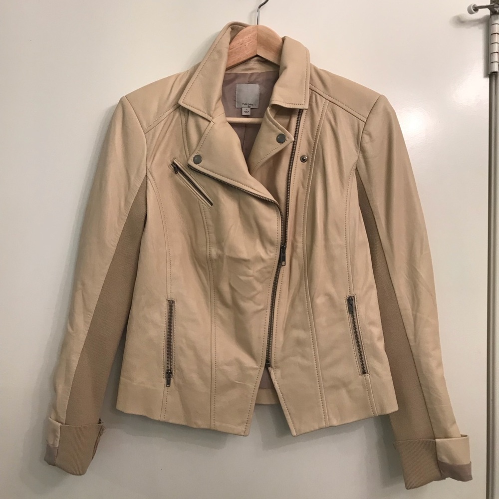 Halogen Leather Jacket