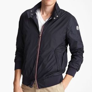 Moncler Men's Navy Darlan Bomber Jacket Size 4 (L)