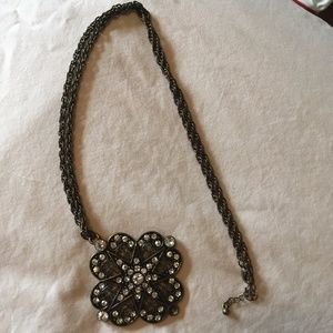 Long Flower Necklace