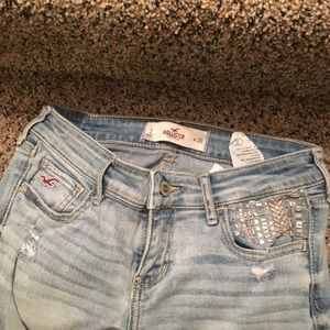 Hollister Embellished Skinny Jean size 3