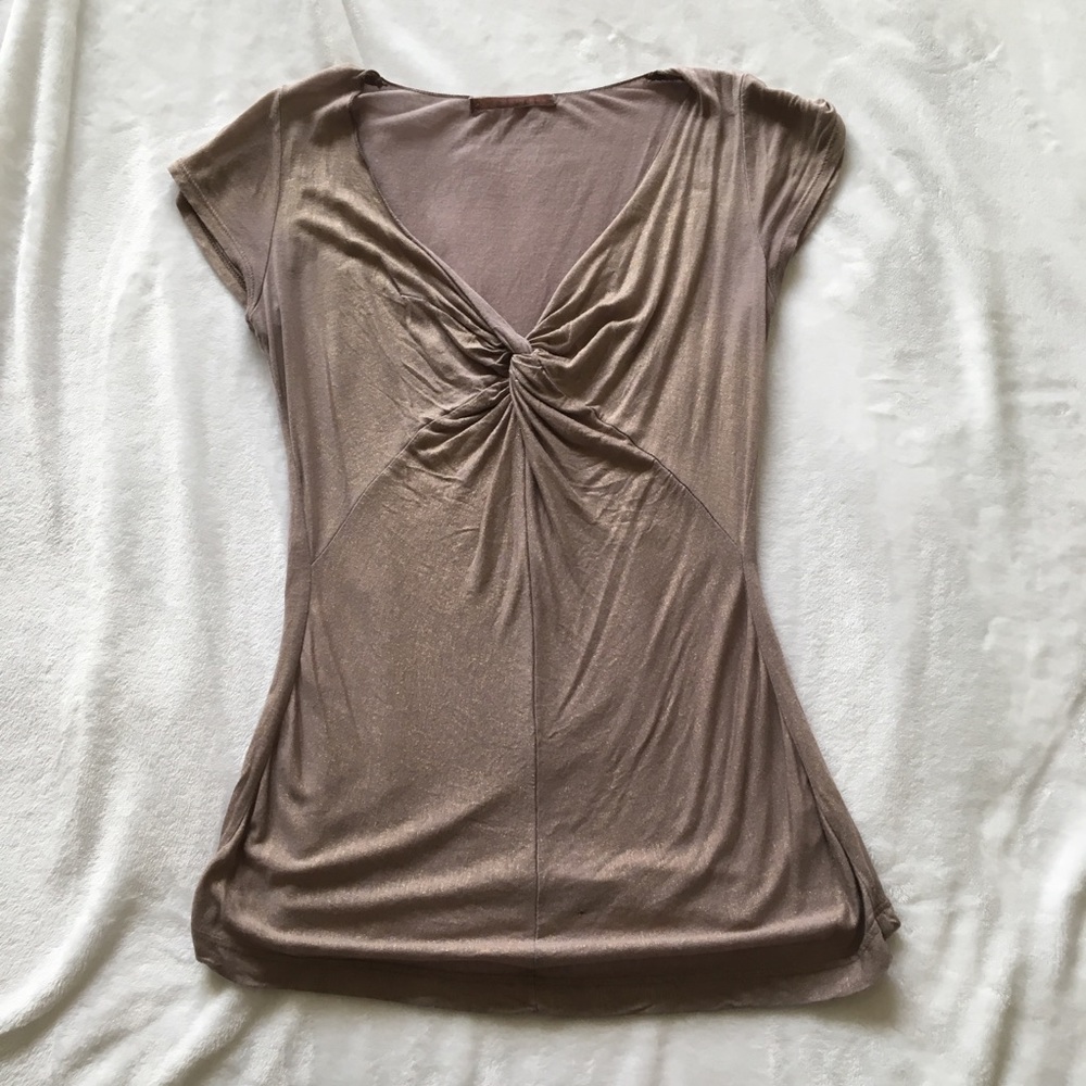 🔥5 FOR $25🔥 Anthropologie Gold Twist Blouse