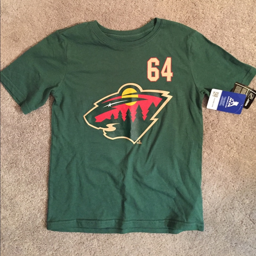 Children's Minnesota NHL Hockey T-shirt XS 4/5