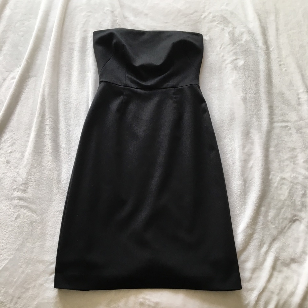 Trina Turk Black Strapless Dress