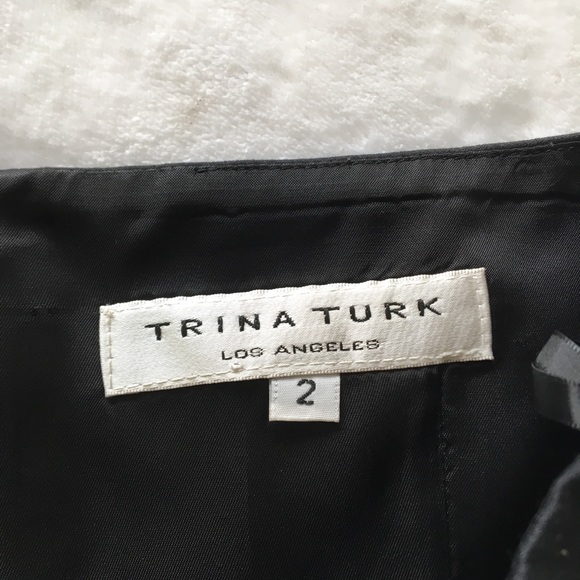 Trina Turk Black Strapless Dress - Picture 7 of 7