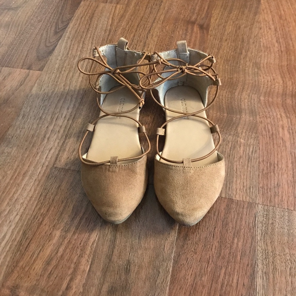 Toddler lace up flats