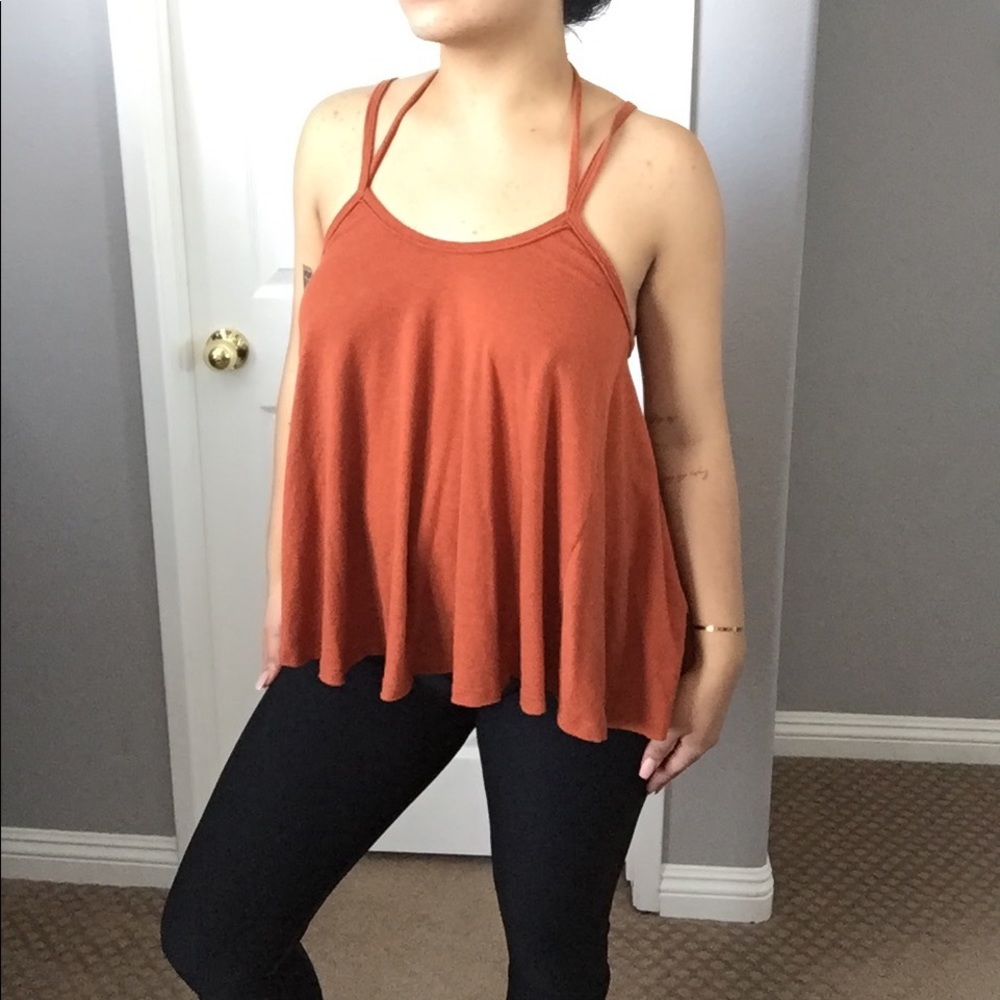 Free people loose strapped tank