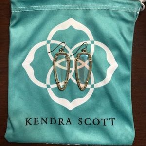 Clear Iridescent Sky Kendra Scott Earrings