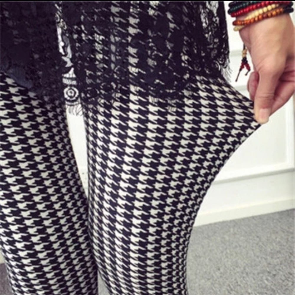 Houndstooth leggings