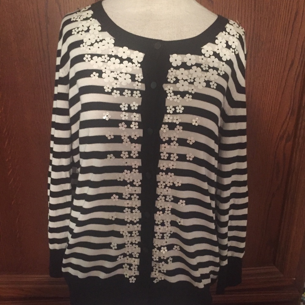NWOTs Talbots flower cardigan